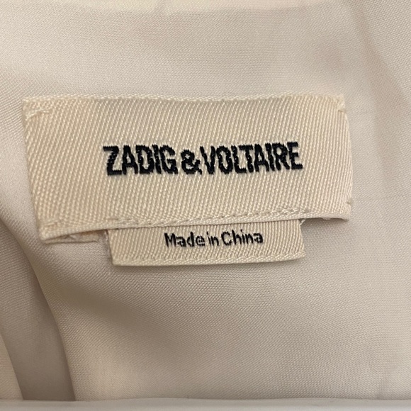 Zadig & Voltaire Cream Puff Sleeve Blouse - Picture 2 of 5